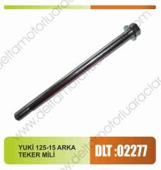 YUKİ 125-15 ARKA TEKER MİLİ