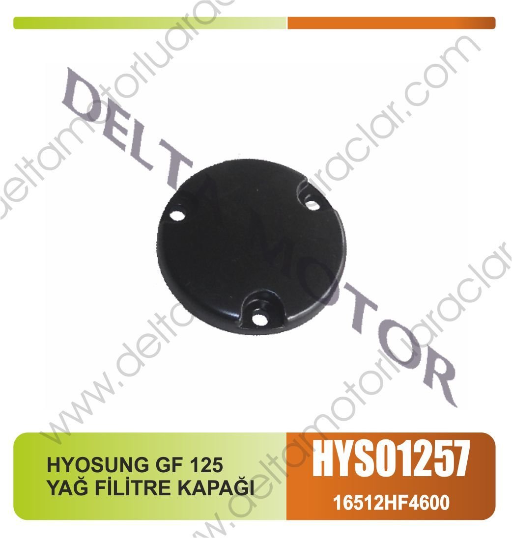 HYOSUNG GF 125 YAĞ FİLİTRE KAPAĞI