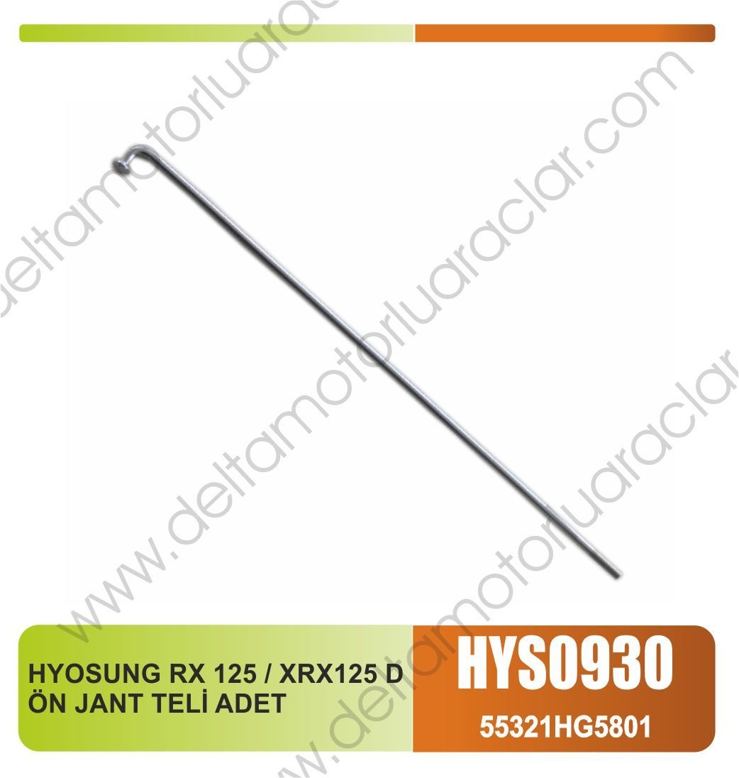 HYOSUNG RX 125 / XRX125 D ÖN JANT TELİ ADET