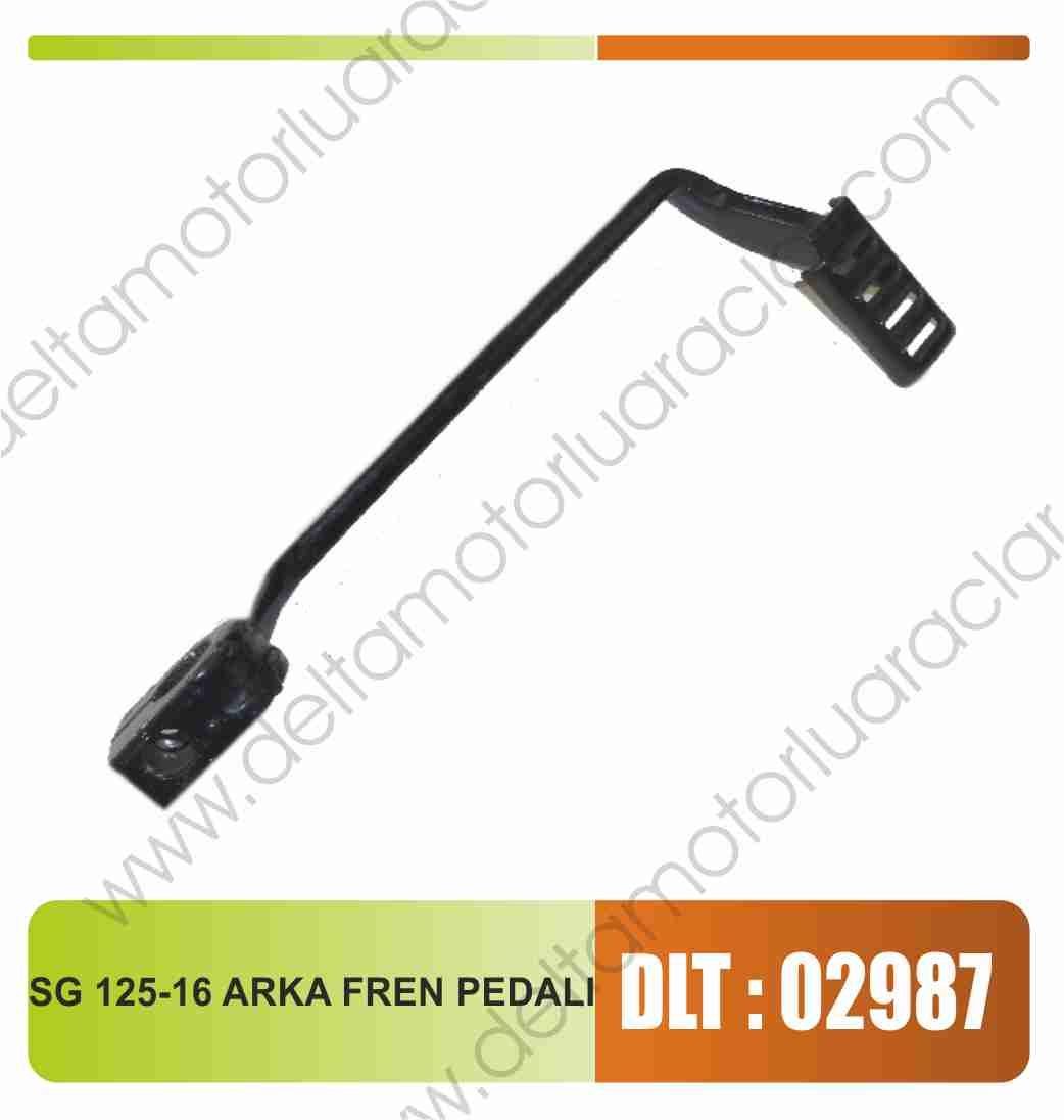 SEGER 125-16 ARKA FREN PEDALI