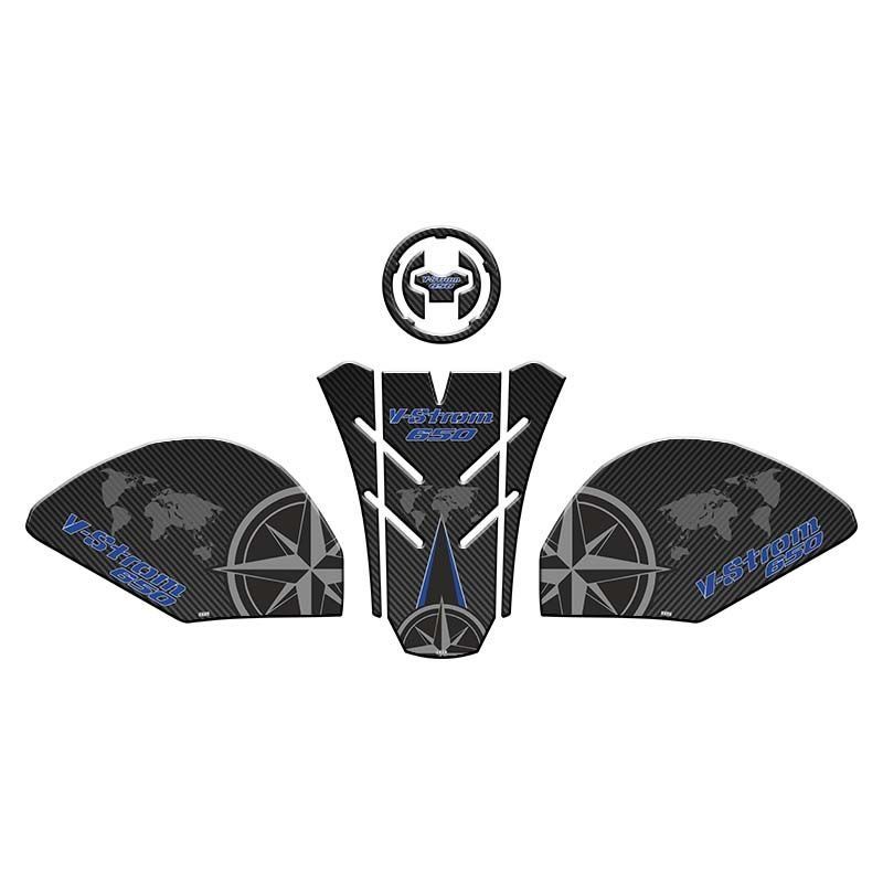 SUZUKI V-STROM 650 2021 - 2022 UYUMLU TANK PAD SET 001