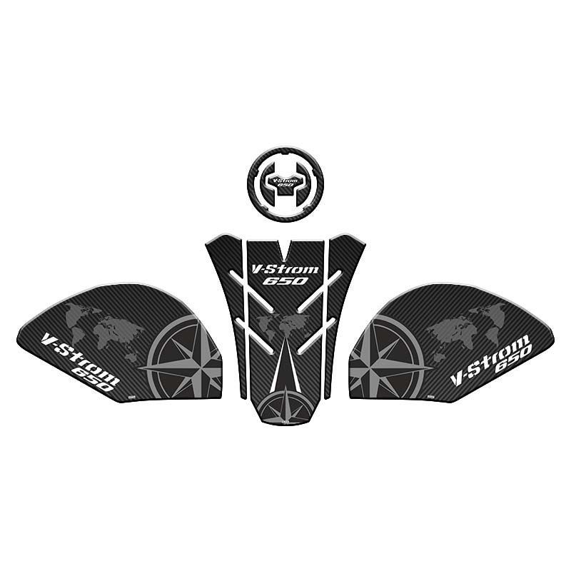 SUZUKI V-STROM 650 2021 - 2022 UYUMLU TANK PAD SET 003