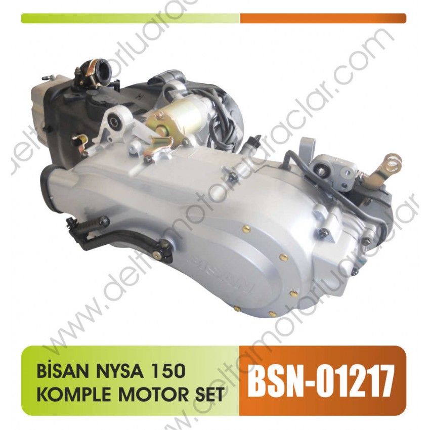 BİSAN NYSA 150 KOMPLE KELLE ALT MOTOR SET