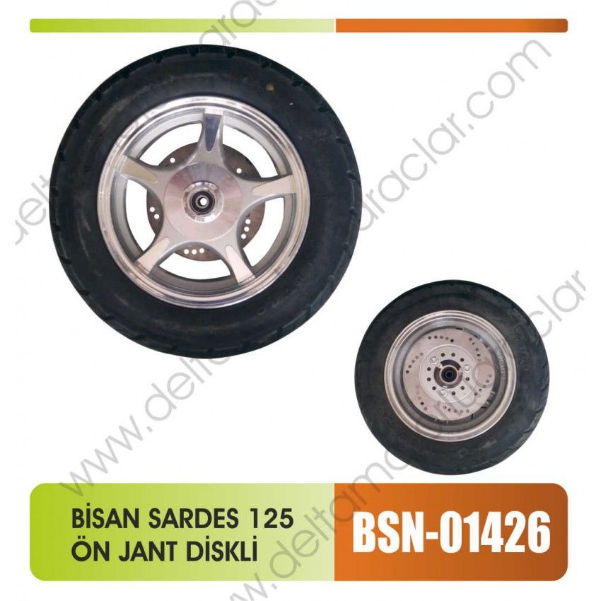 BİSAN SARDES 125 ÖN JANT DİSKLİ