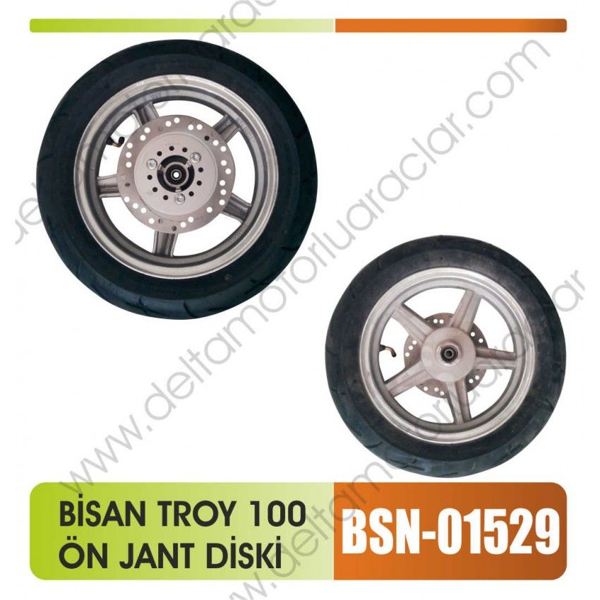 BİSAN TROY 100 ÖN JANT DİSKLİ