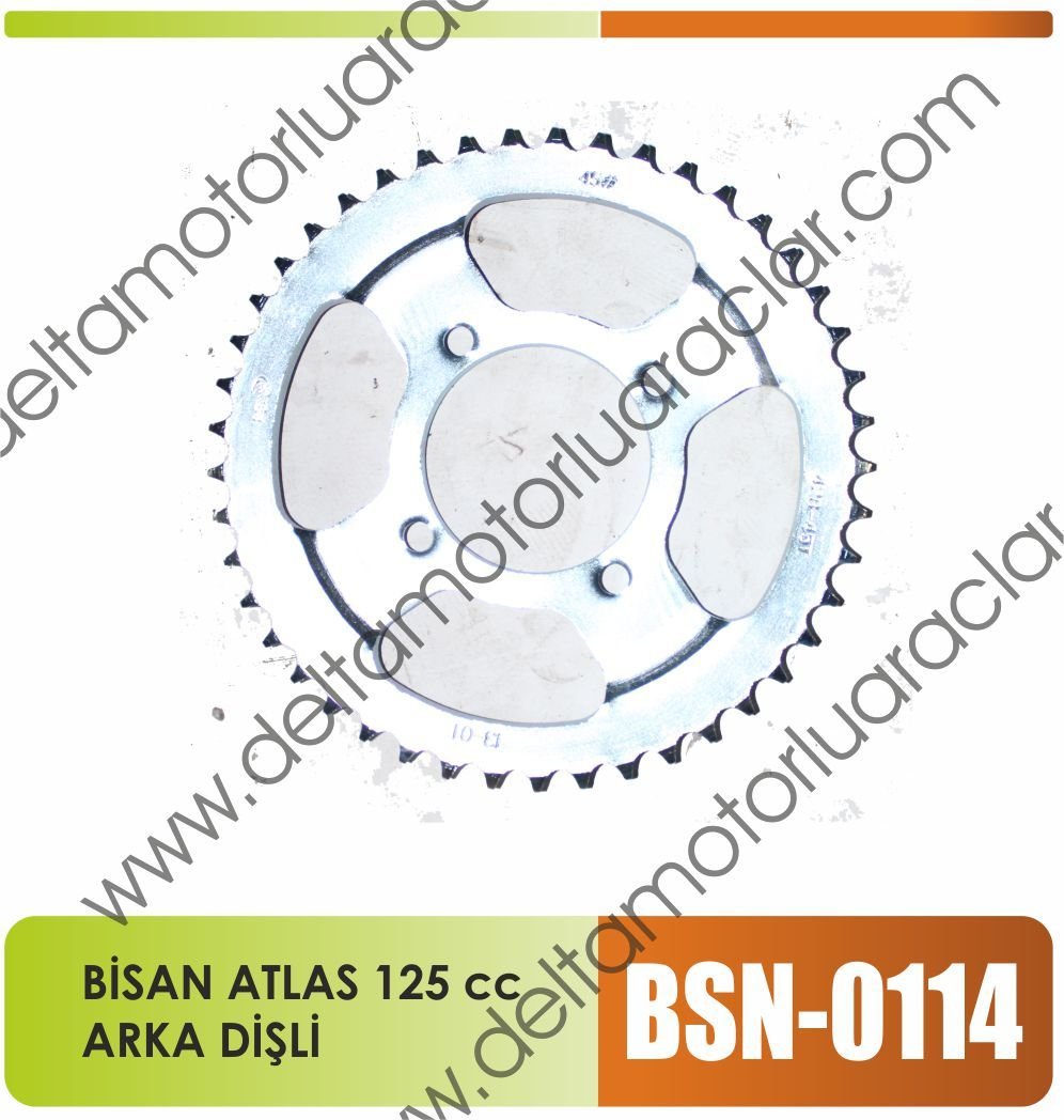 BİSAN ATLAS CGR 125 cc ARKA  DİŞLİ