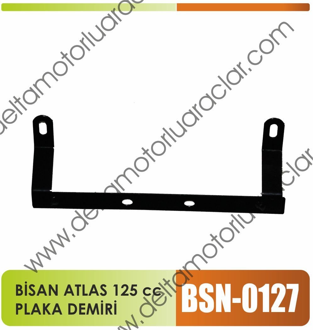 BİSAN ATLAS CGR 125 cc PLAKA  DEMİRİ