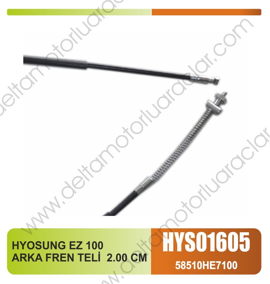 HYOSUNG EZ 100 ARKA FREN TELİ  2.00 CM