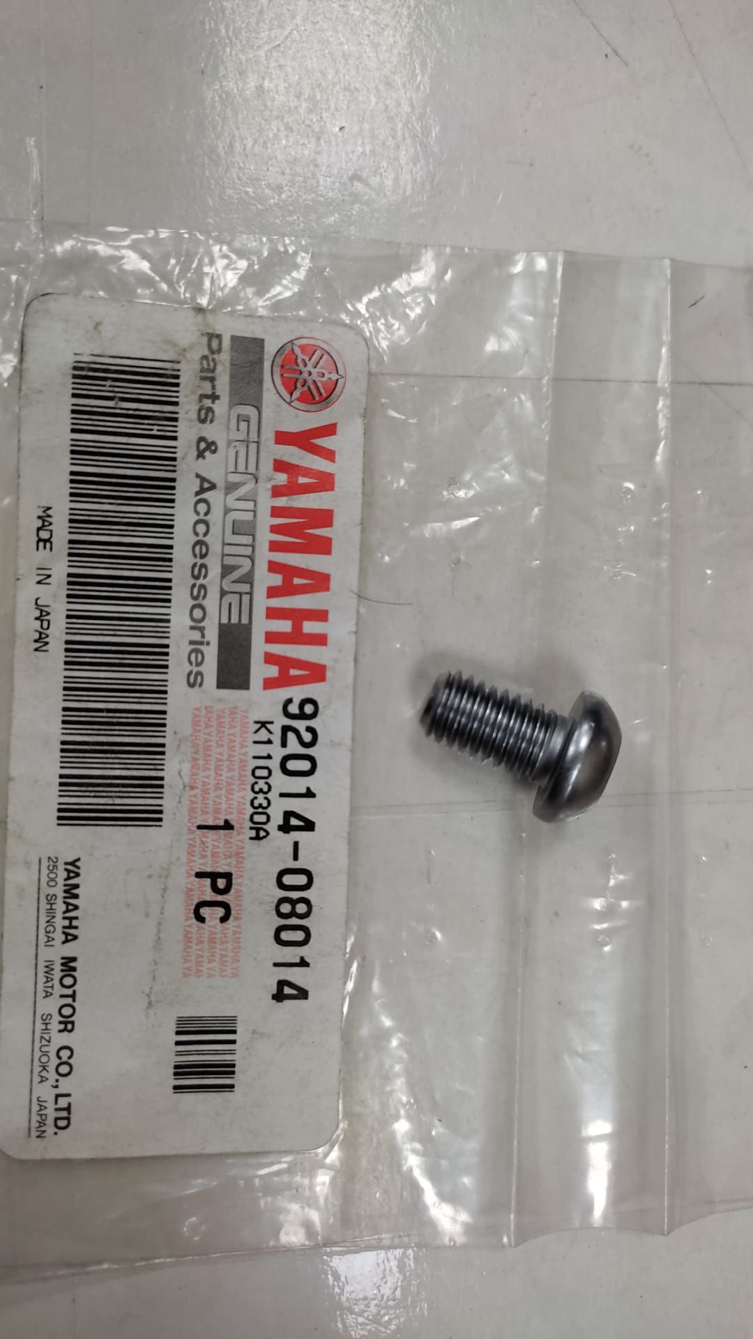 YAMAHA R6 KARTEL KAPAK VİDASI 92014-08014