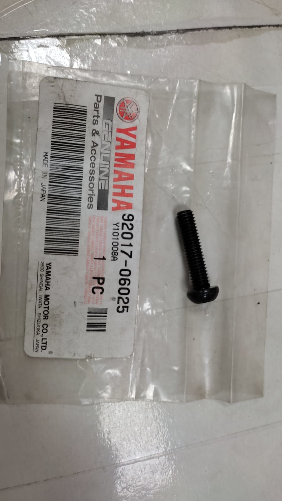 YAMAHA ORİJİNAL DÜĞME BAŞLI VİDA 92017-06025