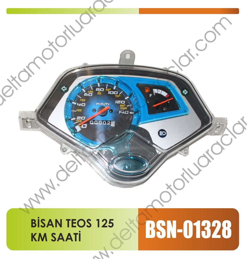 BİSAN TEOS 125 CC KM SAATİ (CAMI HAFİF ÇİZİKTİR)