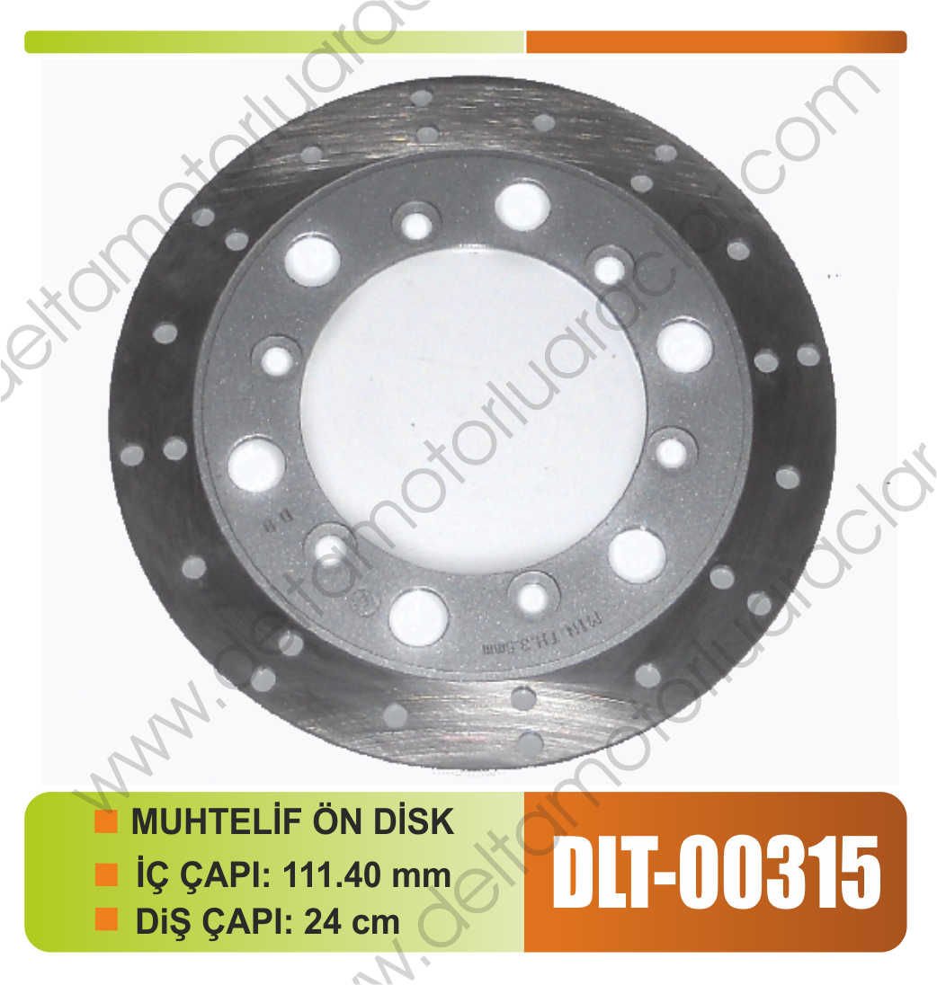 MUHTELİF ÖN DİSK / İÇ ÇAPI: 111.40 mm / DIŞ ÇAPI: 24 cm