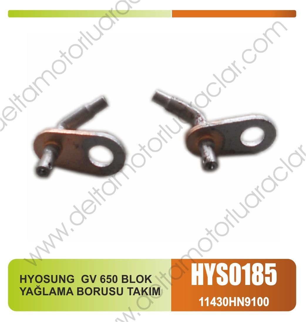 HYOSUNG  GV 650 BLOK YAĞLAMA BORUSU TAKIM