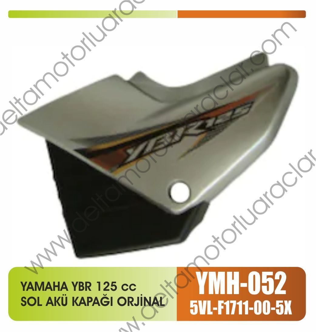 YAMAHA YBR 125 cc  SOL AKÜ KAPAĞI ORJİNAL