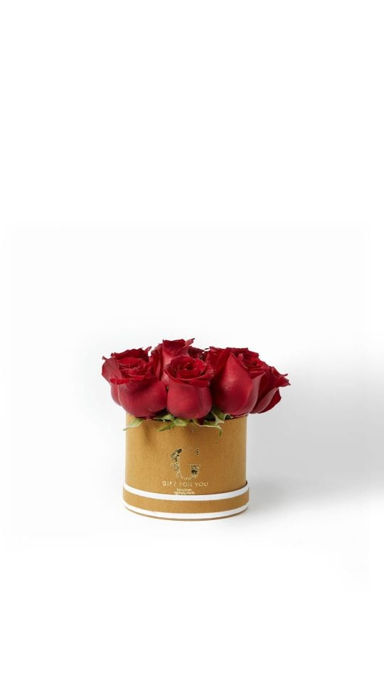 Mini Kutuda Kırmızı Güller