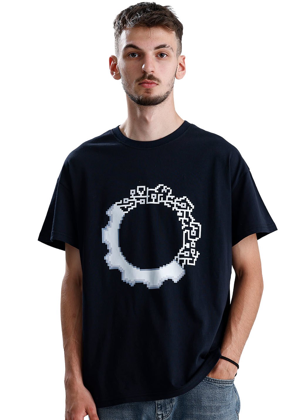 Mühendislik Piksel | Oversize Tişört