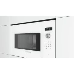 Bosch BFL524MW0 20 lt Beyaz Ankastre Mikrodalga Fırın