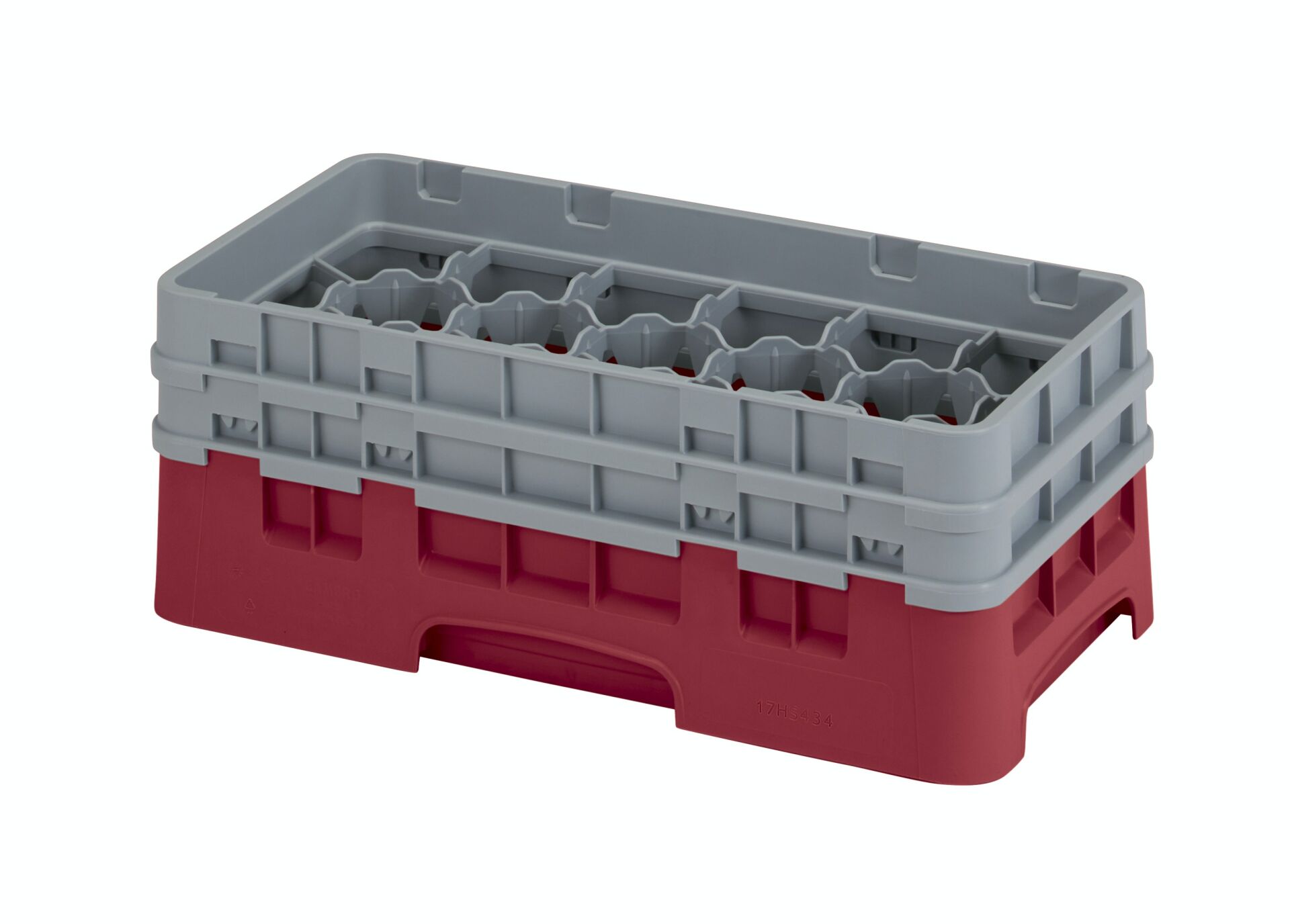 Cambro 17 Compartment Cup Basket H: Red - 13.2 CM