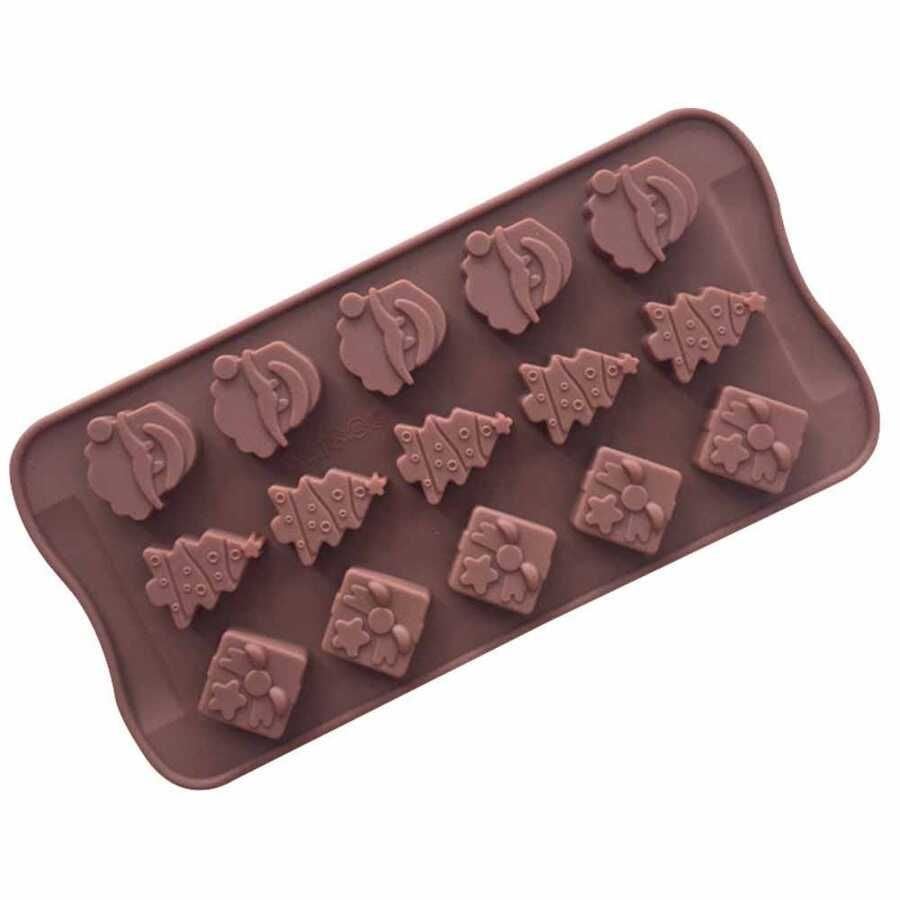 Silikon Çikolata Kalıbı Çam 20.5*10.5*1Cm (Cma-20)