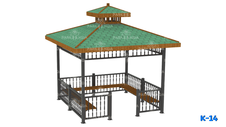 K-14  Kare Metal Kamelya 300x300 Cm