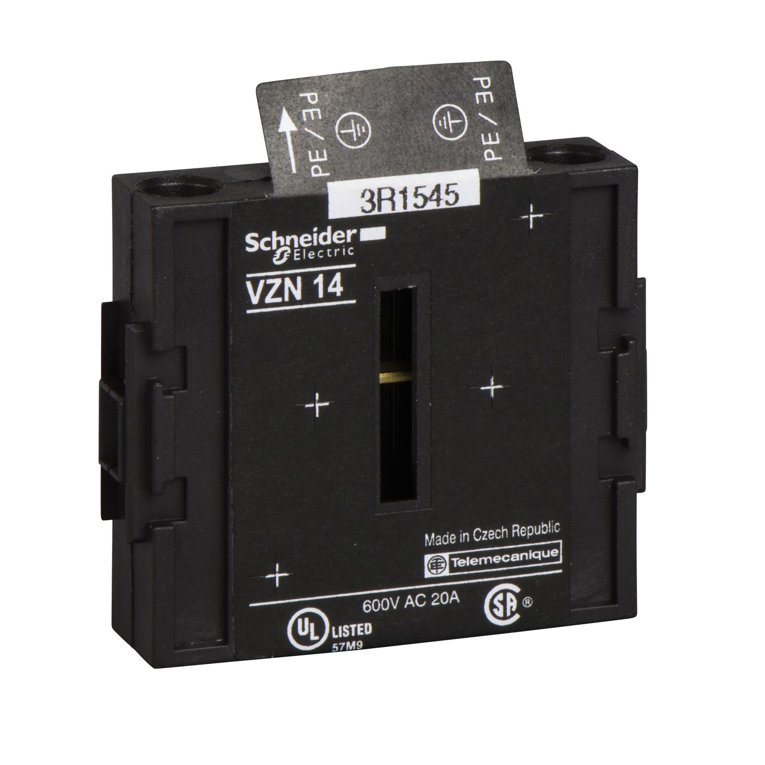 VZN14 TeSys Mini-VARIO - additional earthing block -20 A - for VN12, VN-20