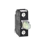 ZALVM1 Light block, Harmony XALD, XALK, for head 22mm, universal LED, mounting in back of enclosure, 230…240V  AC DC