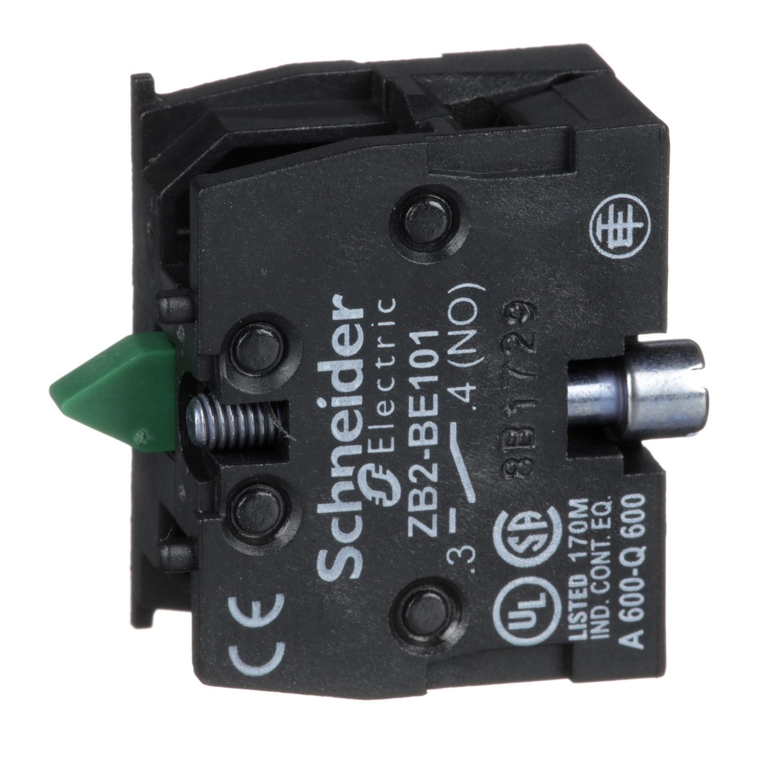 ZB2BE101 Harmony XAC, Single contact block, 1 NO