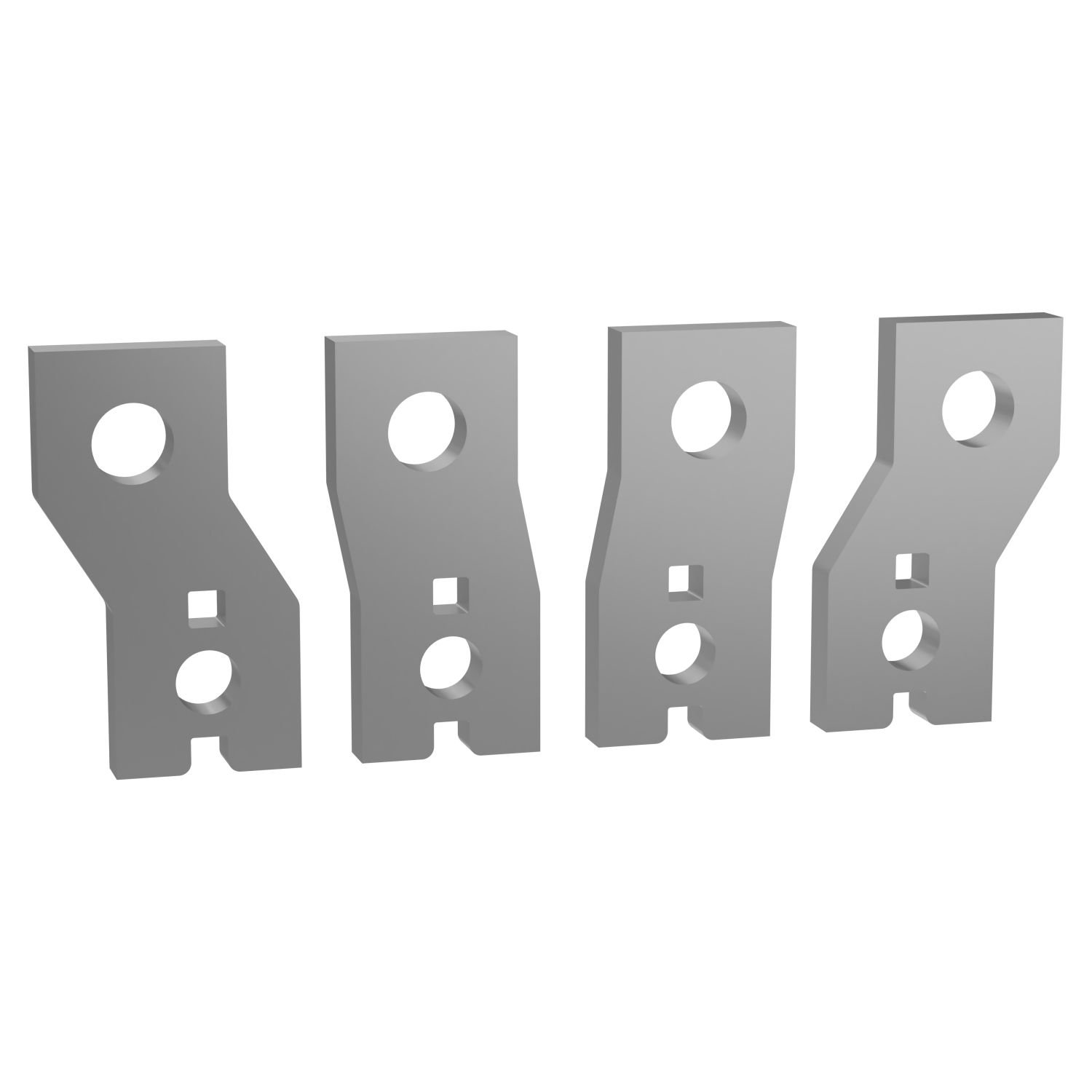 LV432491 Terminal extensions, ComPacT NSX 400/630, spreaders 45mm to 52.5mm pitch, set of 4 parts