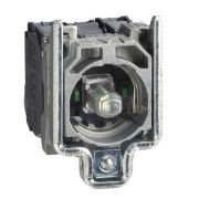 ZB4BW0M35 green light block with body/fixing collar with integral LED 230...240V 1NO+1NC