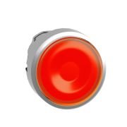 ZB4BW353 orange flush illuminated pushbutton head Ø22 spring return for integral LED