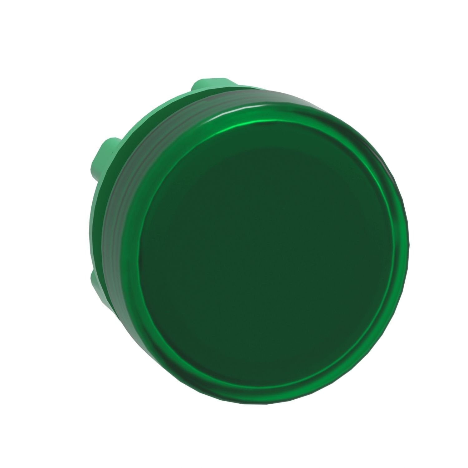 ZB5AV033 Harmony XB5, Pilot light head, metal, green, Ø22, plain lens for integral LED