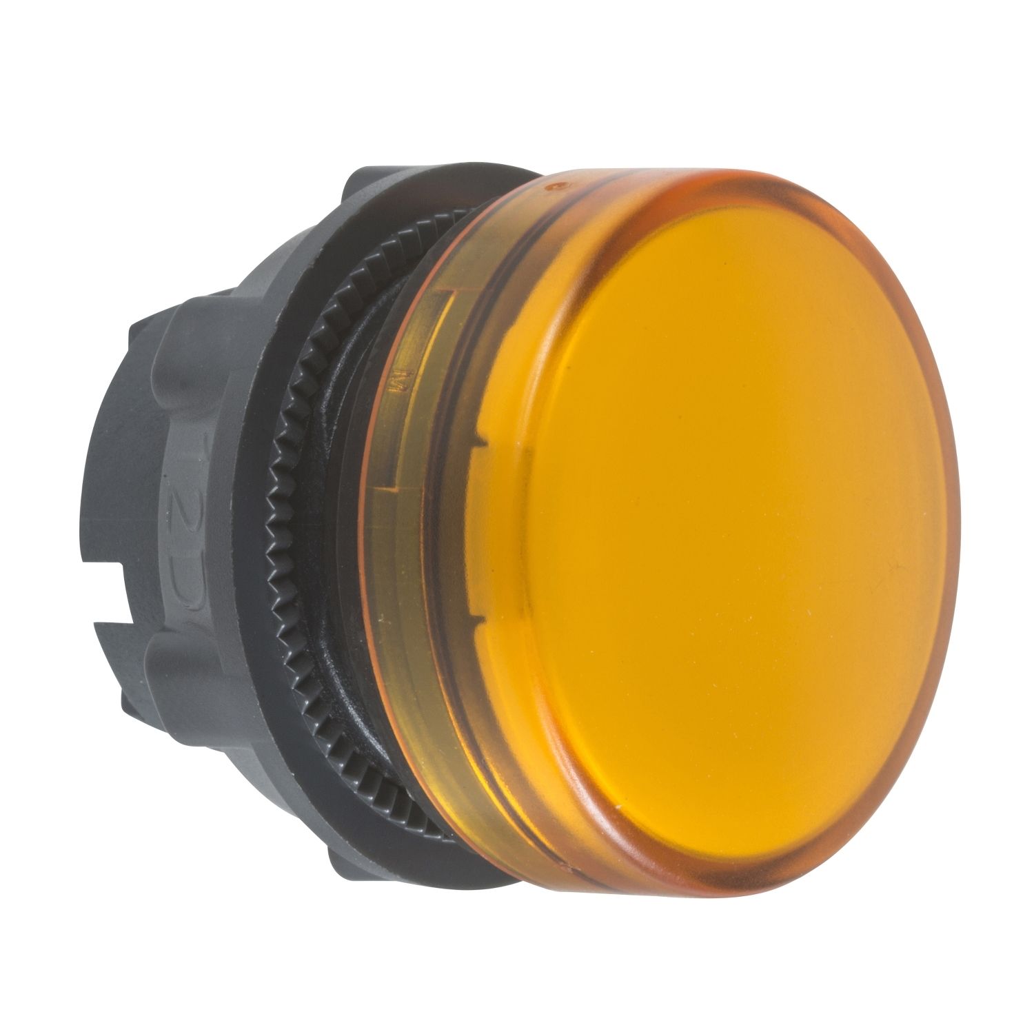 ZB5AV05 Head for pilot light, Harmony XB5, metal, orange, 22mm, plain lens for BA9s bulb