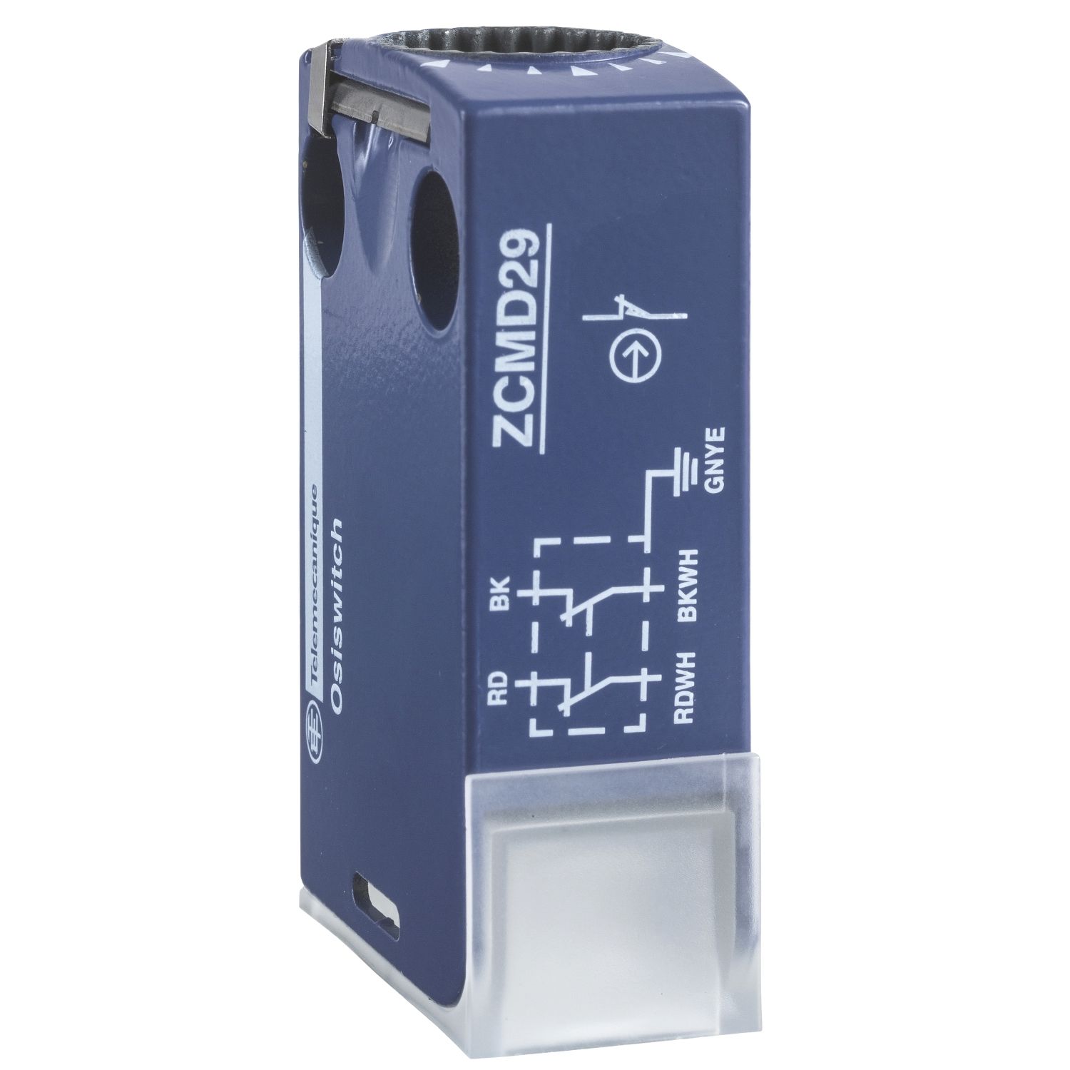 ZCMD21M12 Limit switch body, Limit switches XC Standard, ZCMD, 1C/O, silver, snap action, connection, M12