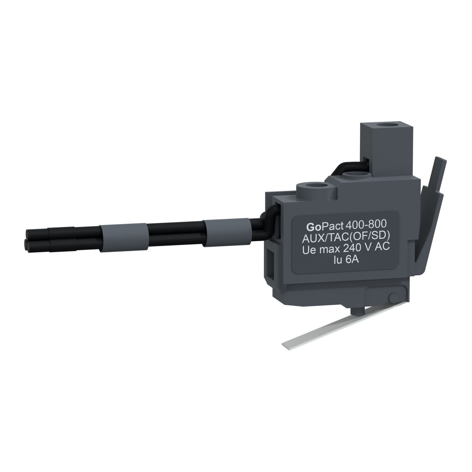 G40-80AUX240 Auxiliary contact, GoPact MCCB 400/800, 1 NO/NC contact type, circuit breaker status OF/SD