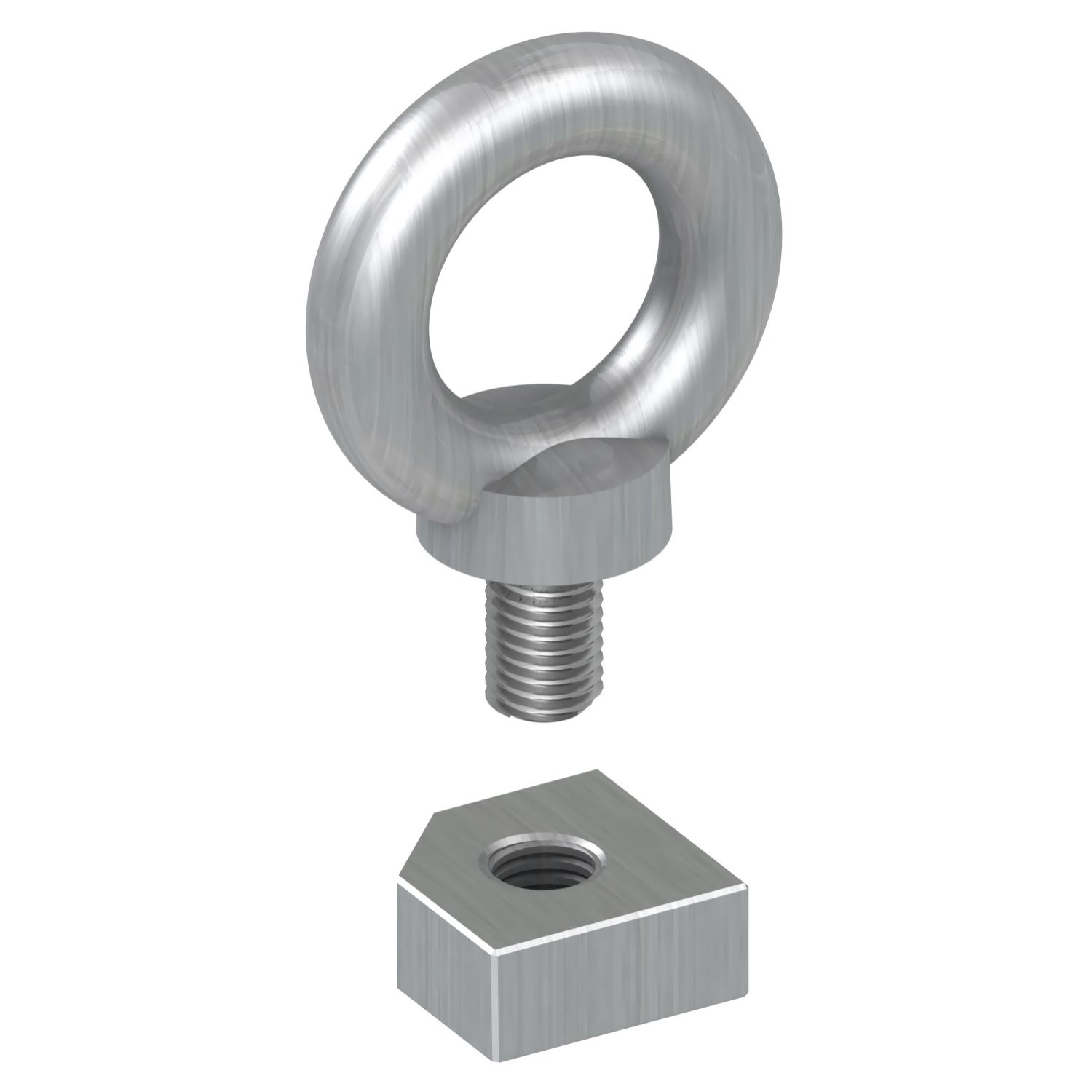 NSYSMEB set of 4 Spacial SM M12 lifting eyebolt - galvanized cast steel