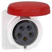 PKY32G735 Socket, Mureva PK, panel-mounted, fast connection, 32A, 3P+N+E, 400V, IP67