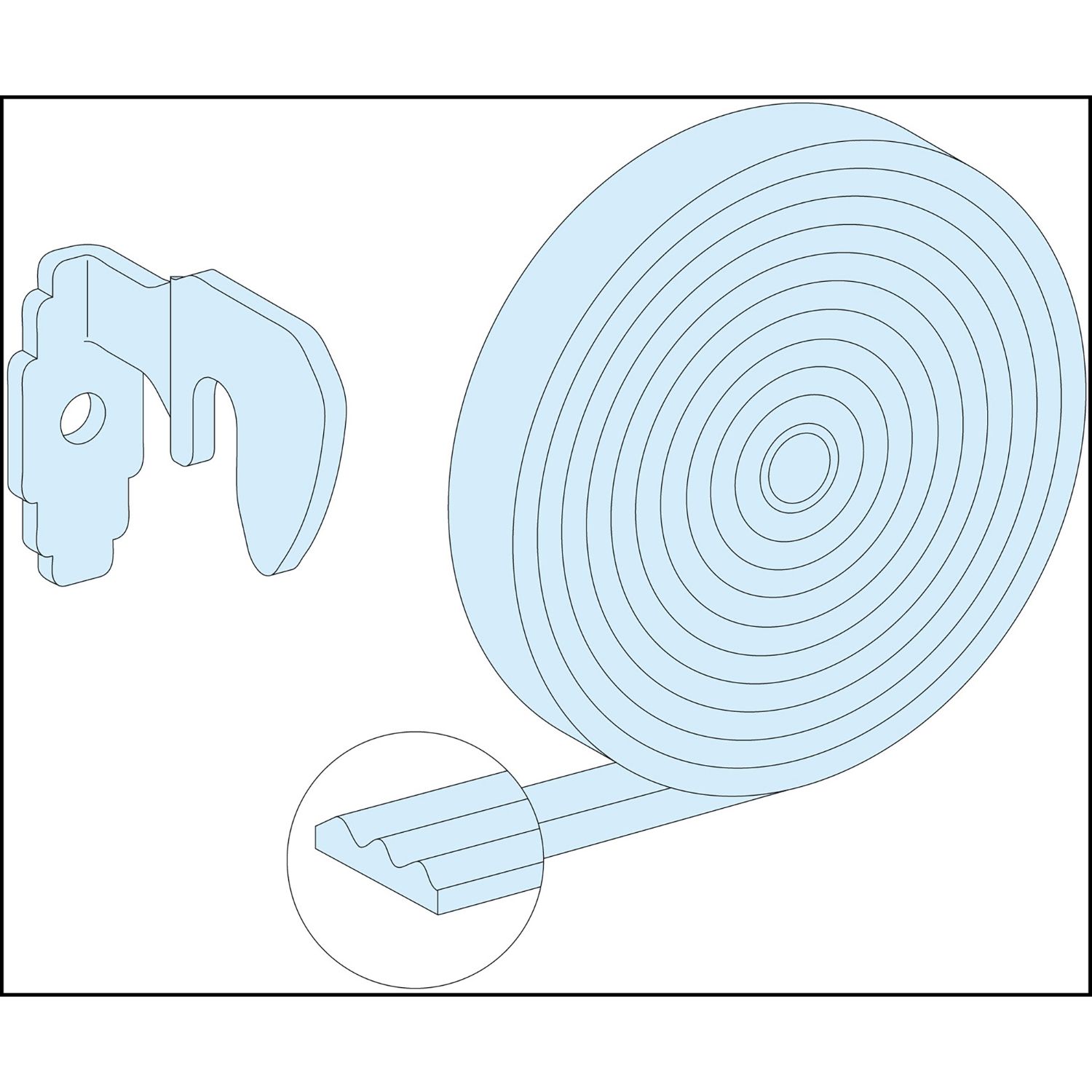 08841 IP43 DOOR GASKET L5300 PRISMA G