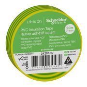 2420105 Thorsman - insulation tape - 19 mm x 20 m - green and yellow - set of 8