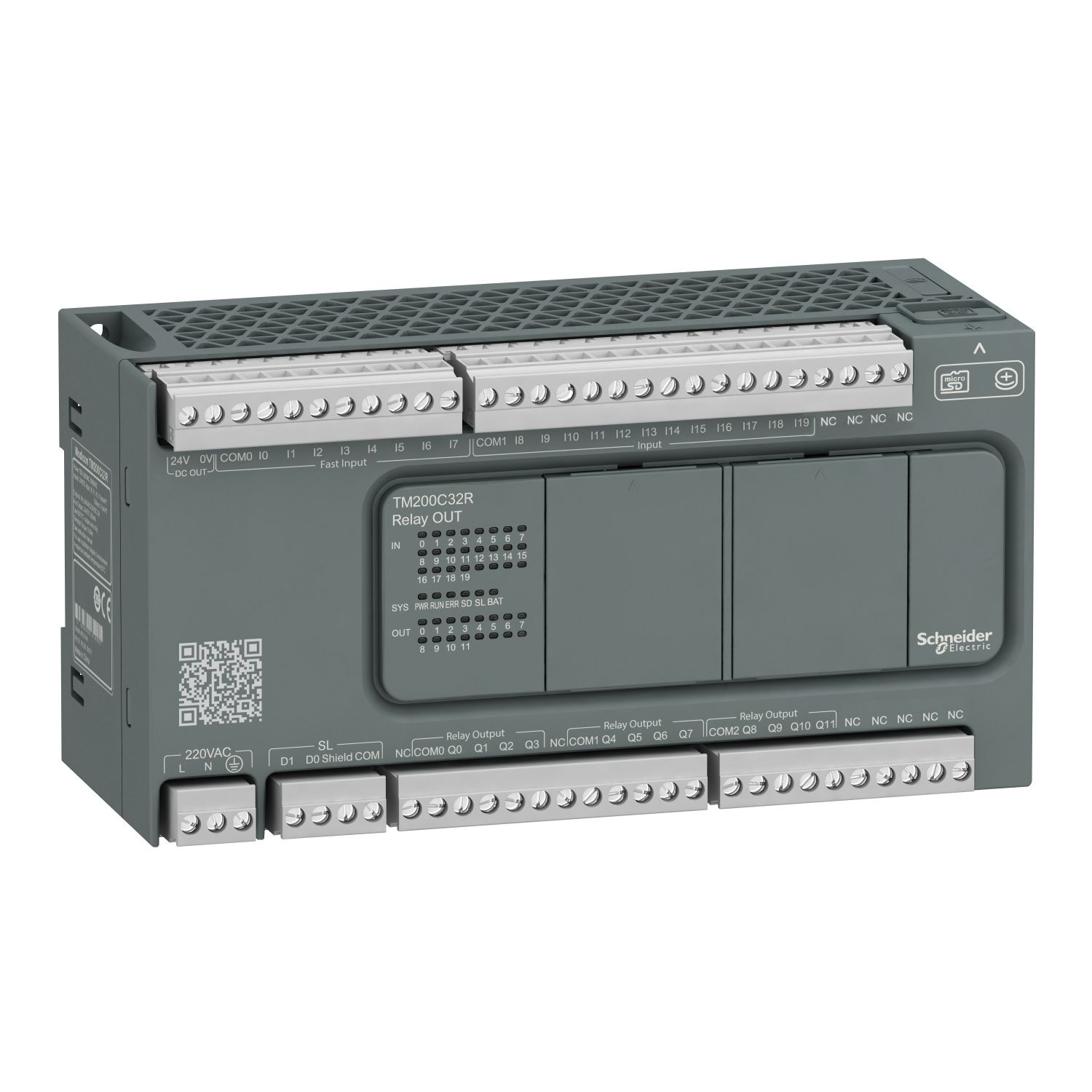 TM200C32R Controller M200 20I/12O relay - 220V AC