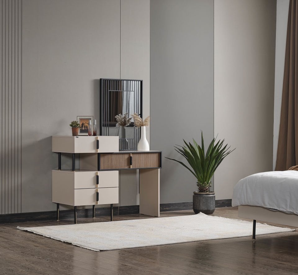 SUIT YATAK ODASI TAKIMI (IPEK SIYAH-M. ROUGE-KAPLAN)