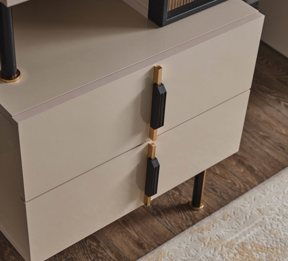 SUIT YATAK ODASI TAKIMI (IPEK SIYAH-M. ROUGE-KAPLAN)