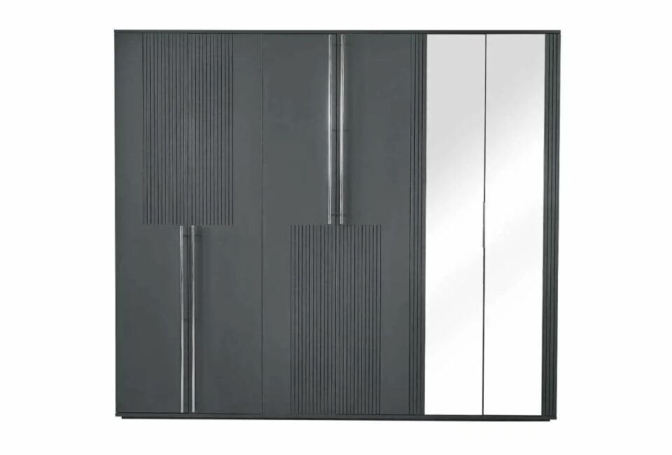 ELSA YATAK ODASI TAKIMI (DARK GREY)