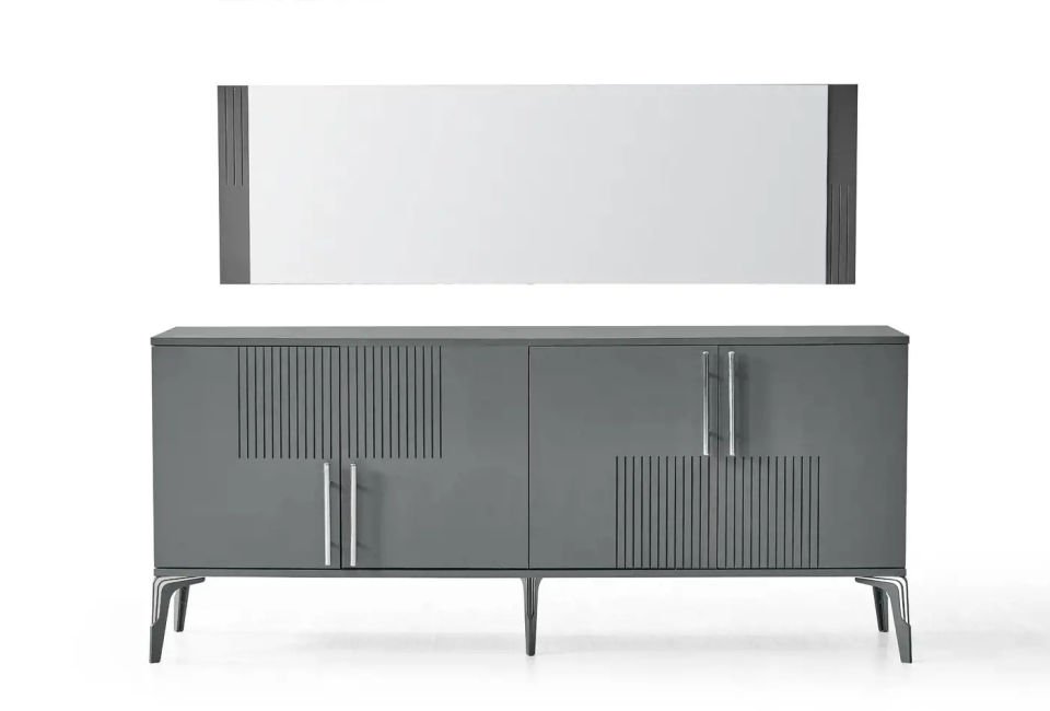 ELSA YEMEK ODASI TAKIMI (DARK GREY)