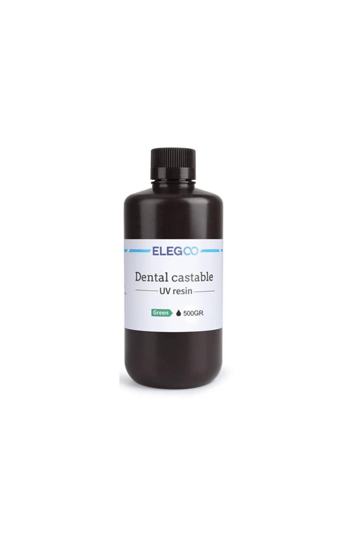ELEGOO Dental Castable UV Reçine 0.5 Kg - Yeşil