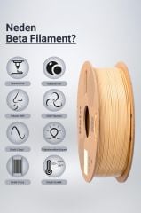 Beta PLA+ Filament Natural Skin