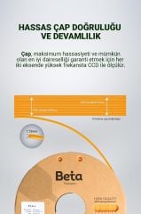 Beta PLA+ Filament Coral Orange