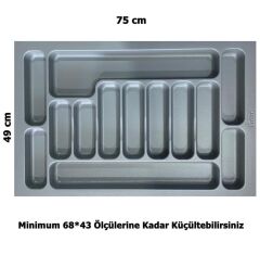 LİDER 75*49 Çekmece İçi Kepçelik ve 75*49 Kaşıklık İkili Set