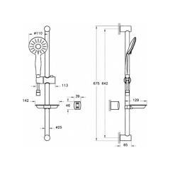 Artema Minimax S Banyo + Lavabo Bataryası + Slim 3F Sürgülü Duş Takımı