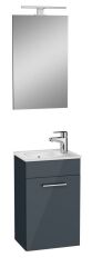 VitrA 40cm Antrasit Banyo Dolabı + Duş Sistemi + Batarya Set