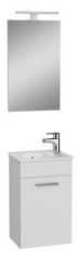 VitrA 40cm Beyaz Banyo Dolabı + Duş Sistemi + Batarya Set